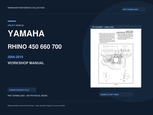 Yamaha rhino 450 660 700 - yamaha,