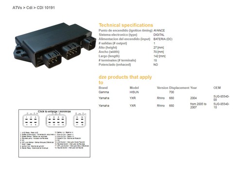 Modulo accensione dze cdi - accensione,